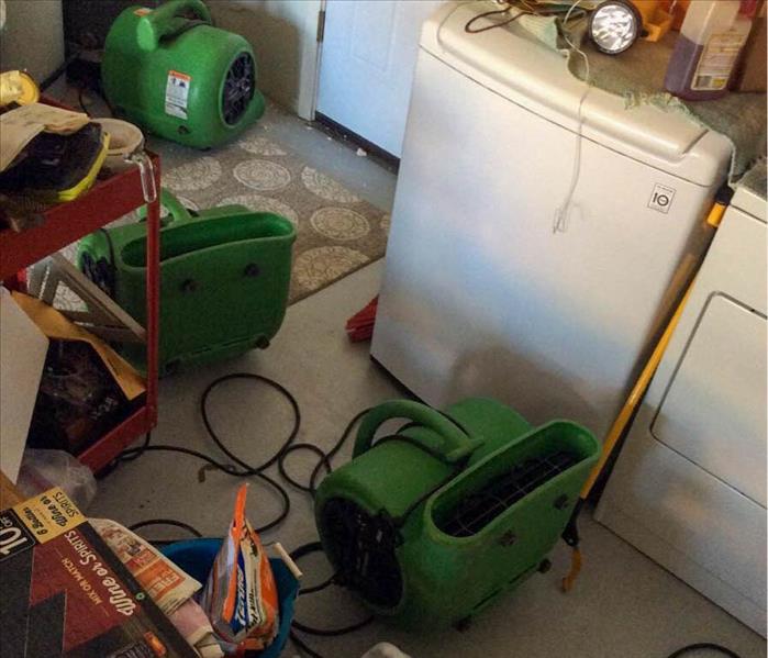 Drying equipment set up.