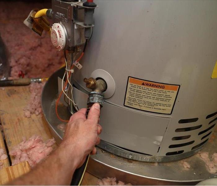 flushing a water heater