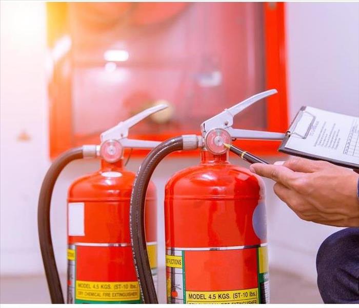 Engineer checking Industrial fire control system,Fire Alarm controller, Fire notifier, Anti fire.